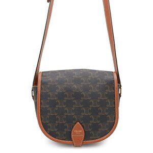 CELINE Gold Shoulder Bag